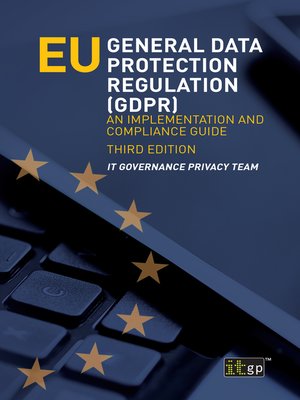 cover image of EU General Data Protection Regulation (GDPR)